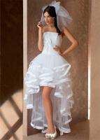 Короткие свадебные платья